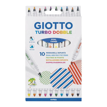 FILA Giotto Turbo Double Markers 10 pcs set The Stationers